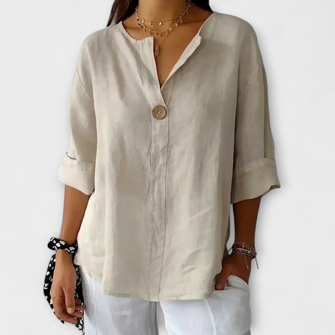 Monaris | Stylish Blouse with V-Neck