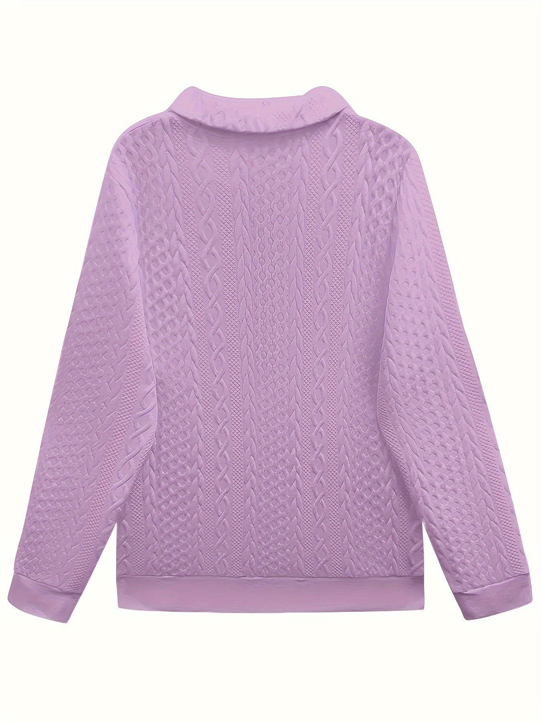 Diana | Chic Long Sleeve Zip Sweater