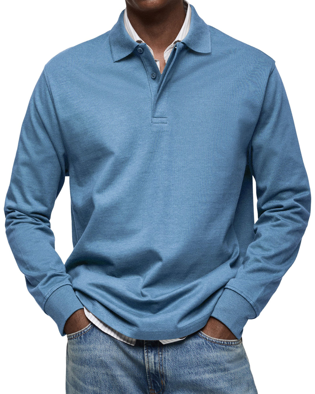 Jones | Casual Long Sleeve Polo Sweater