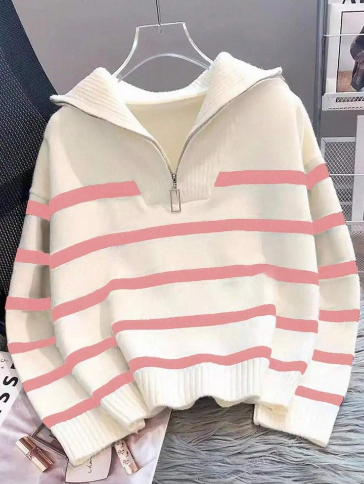 Soraya | Cosy Zip Sweater