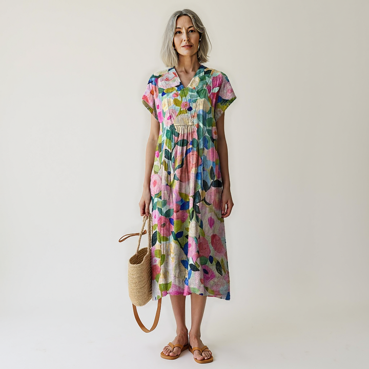 Scarlett | Multi-Colour Floral Dress