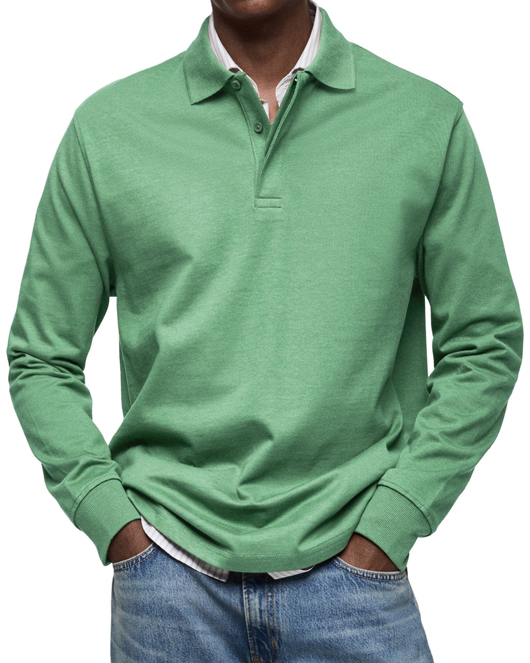 Jones | Casual Long Sleeve Polo Sweater