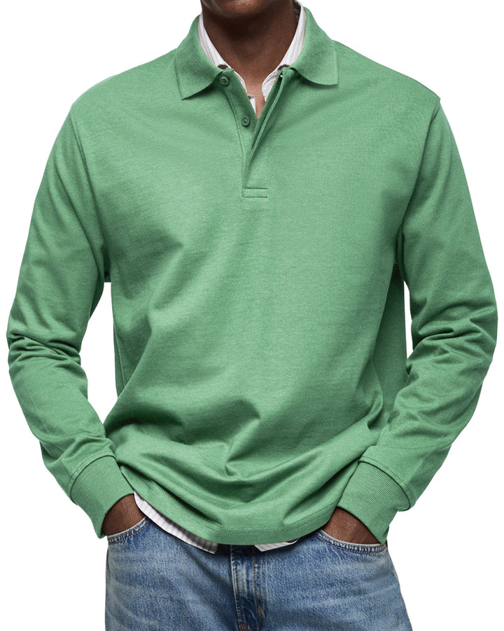 Jones | Casual Long Sleeve Polo Sweater