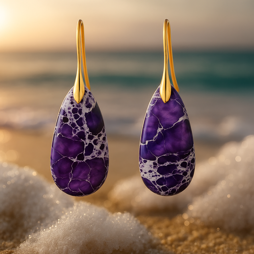 Elvirea – Amethyst Twilight Earrings