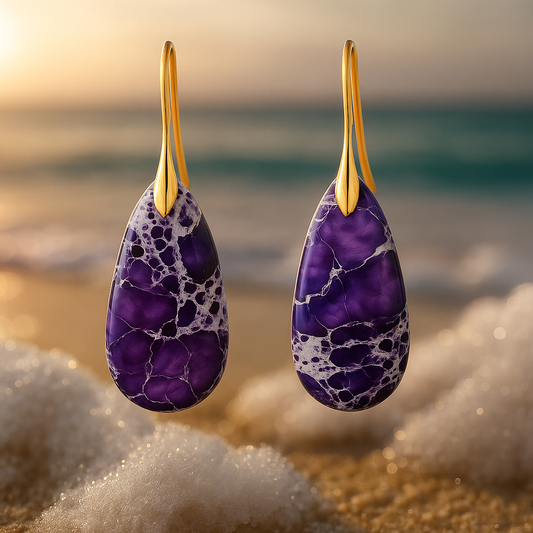 Elvirea – Amethyst Twilight Earrings
