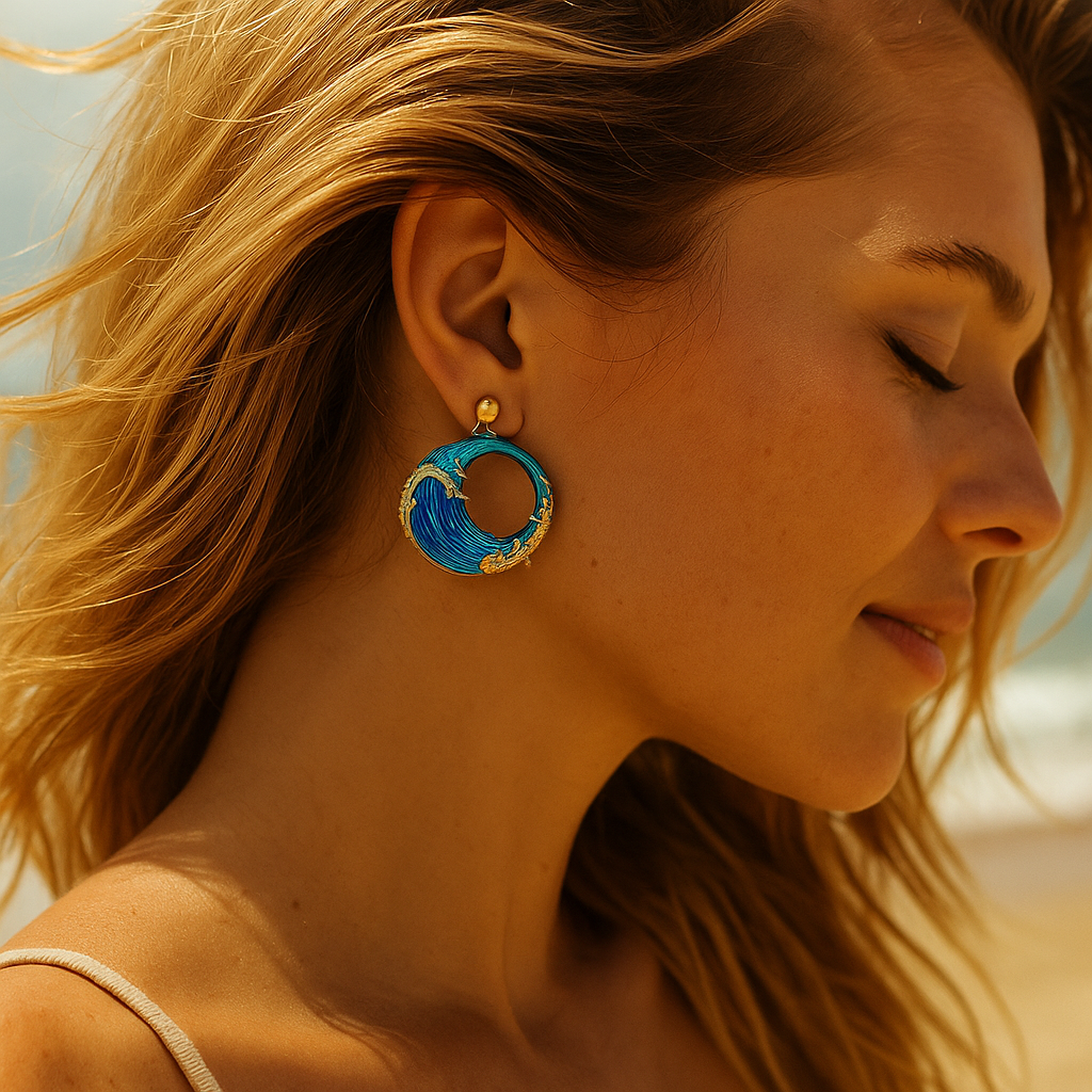 Nereida | Artisan Hand-Painted Wave