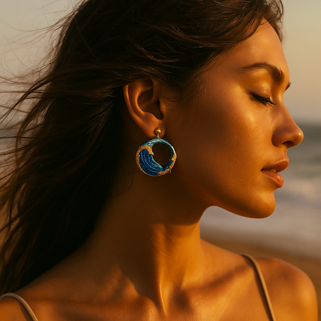 Nereida | Artisan Hand-Painted Wave