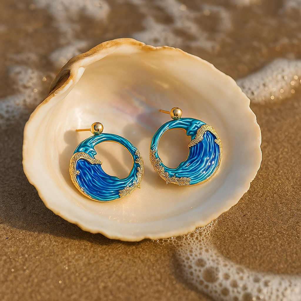 Nereida | Artisan Hand-Painted Wave