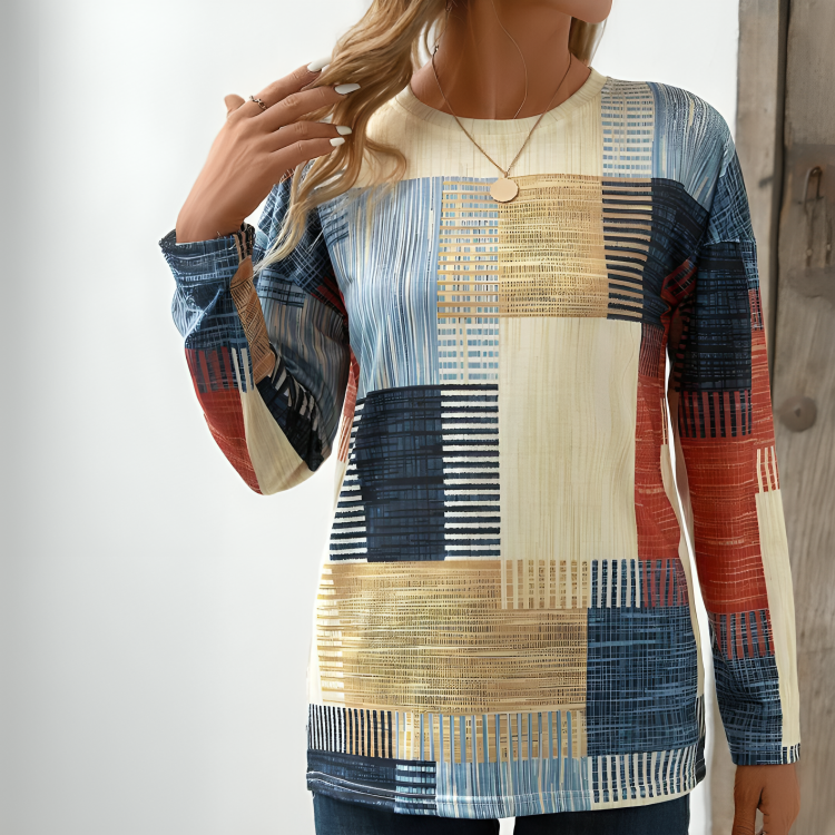 Isa | Colourful Round Neck T-Shirt
