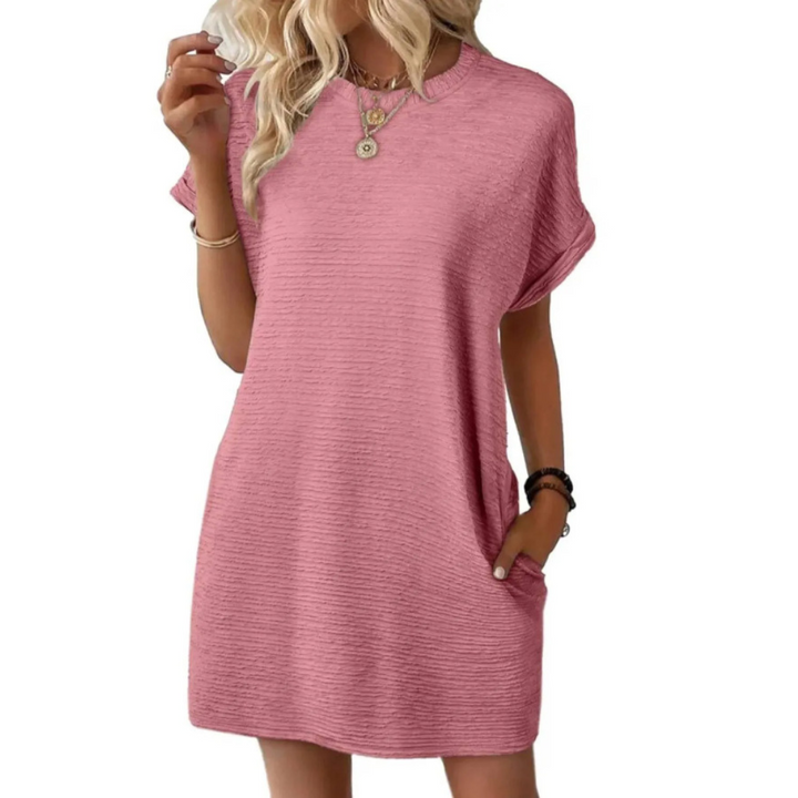 Samantha | Casual Minimalist Round-Neck Summer Dress