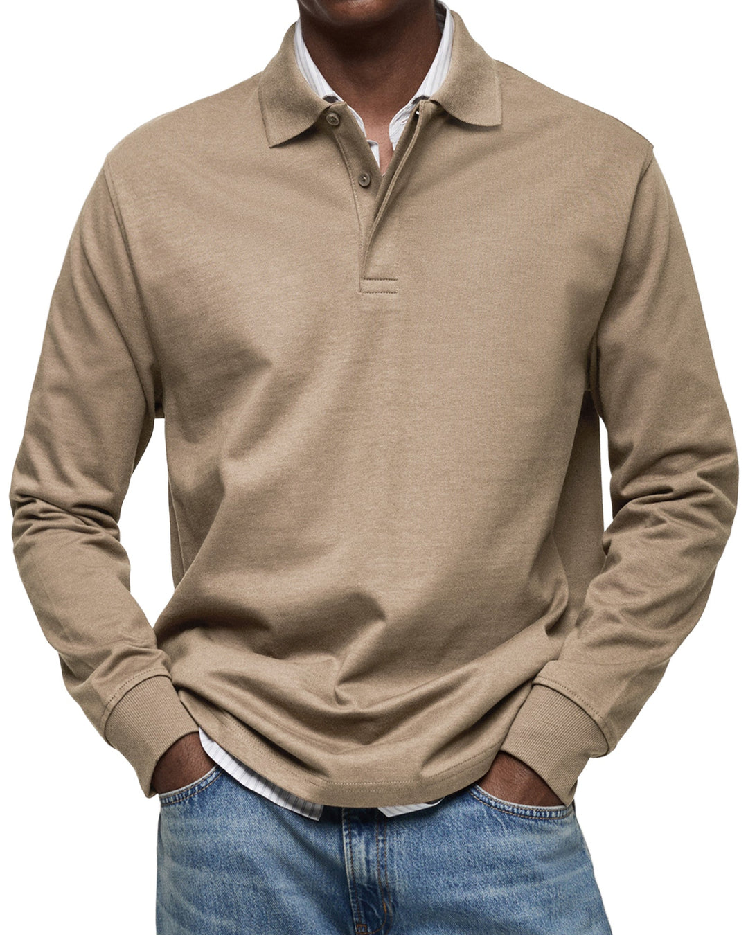 Jones | Casual Long Sleeve Polo Sweater