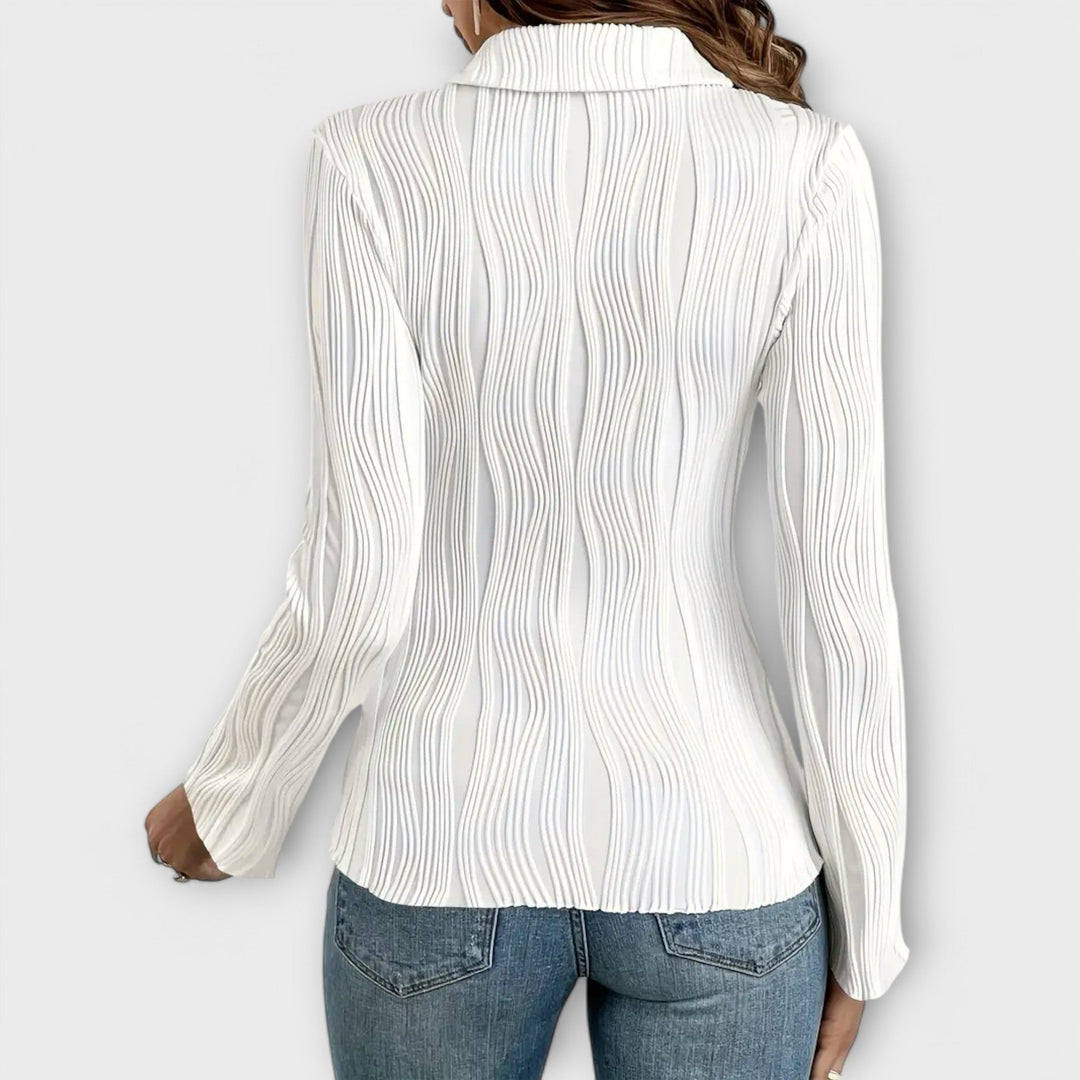 Sandie | Elegant Long Sleeve Shirt