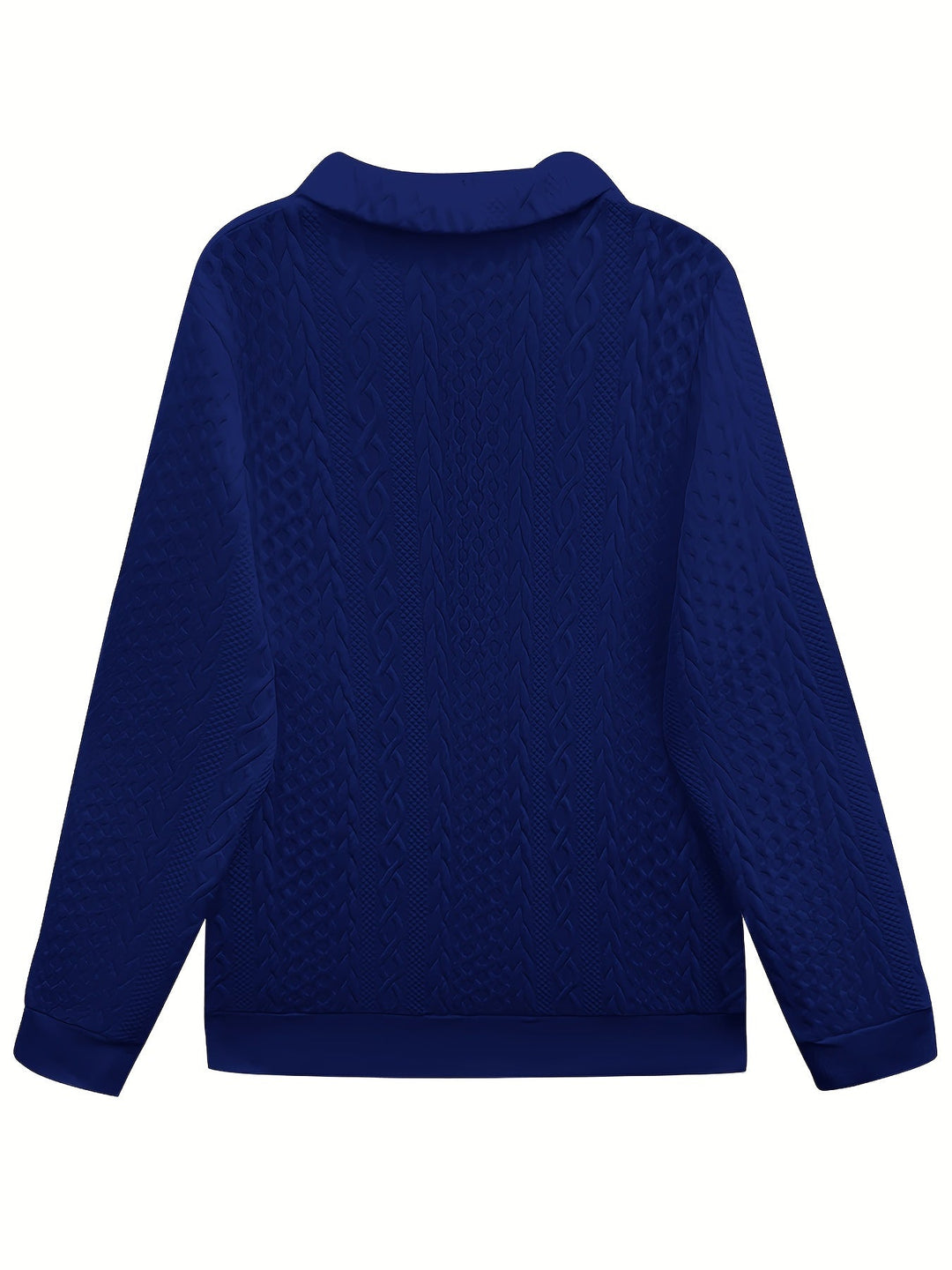Diana | Chic Long Sleeve Zip Sweater