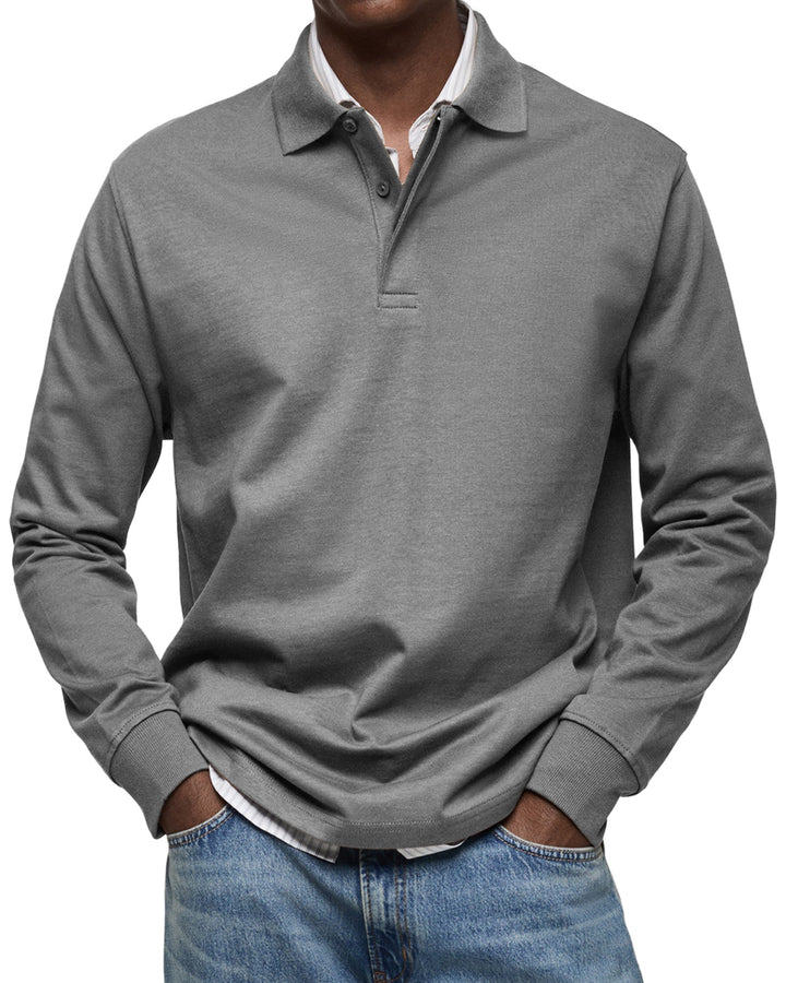 Jones | Casual Long Sleeve Polo Sweater