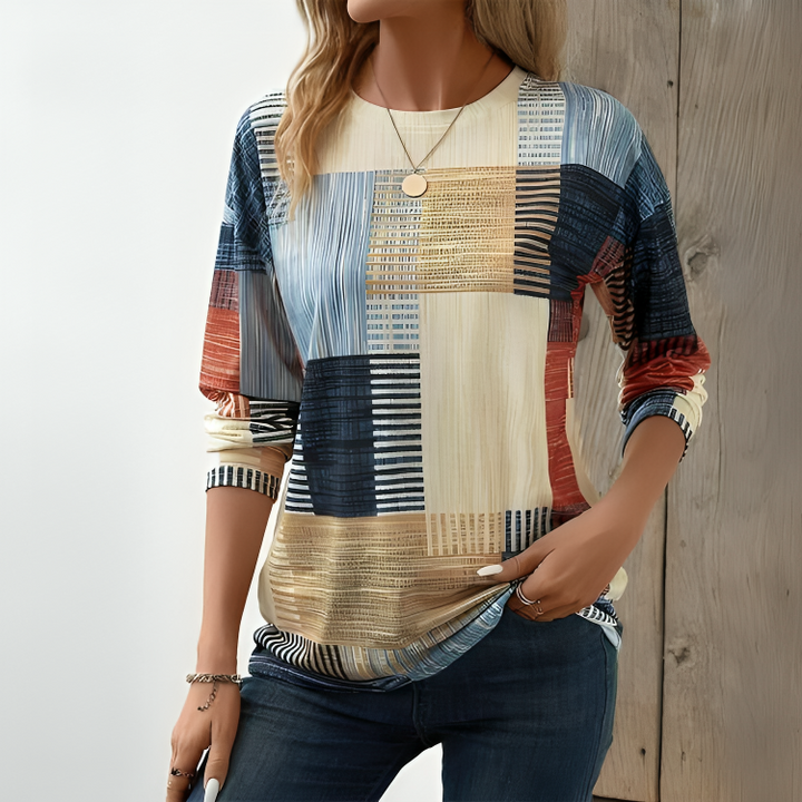 Isa | Colourful Round Neck T-Shirt