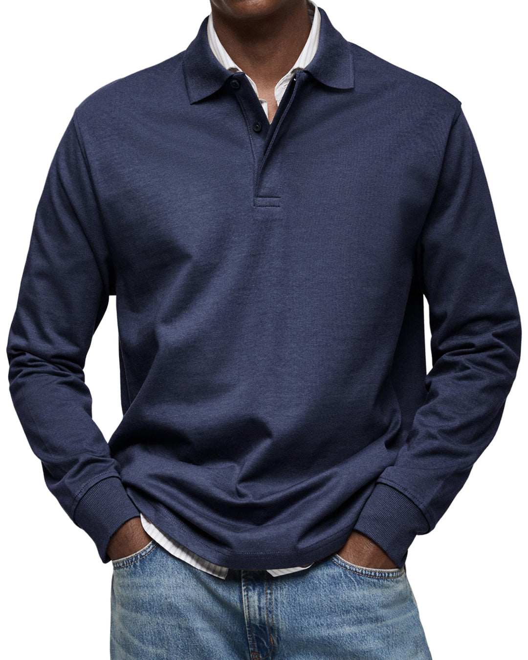 Jones | Casual Long Sleeve Polo Sweater