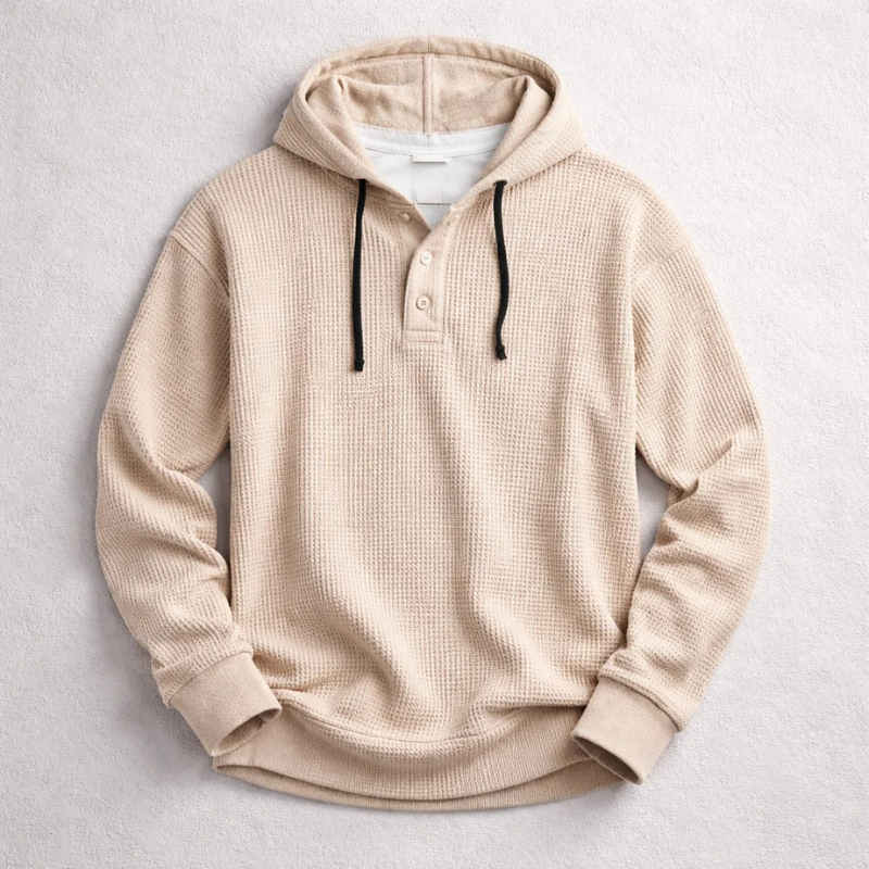 LEVI | WAFFLE HOODIE SWEATER