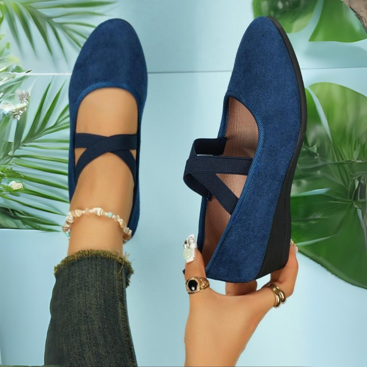 Leona | Closed Wedge Ballerina Shoes