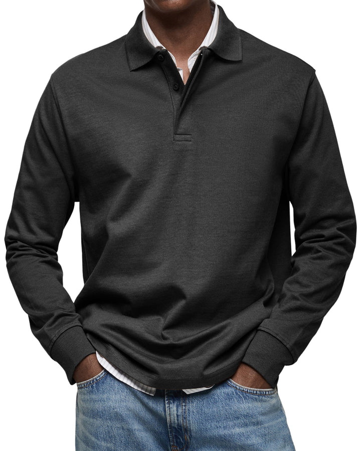 Jones | Casual Long Sleeve Polo Sweater