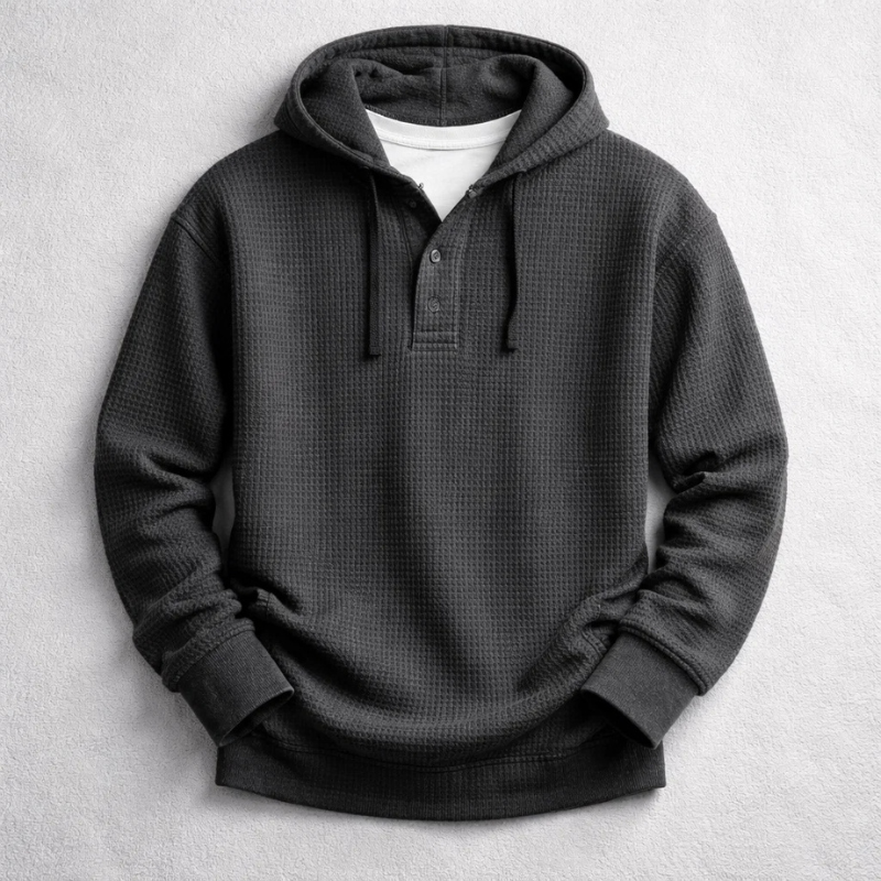 LEVI | WAFFLE HOODIE SWEATER