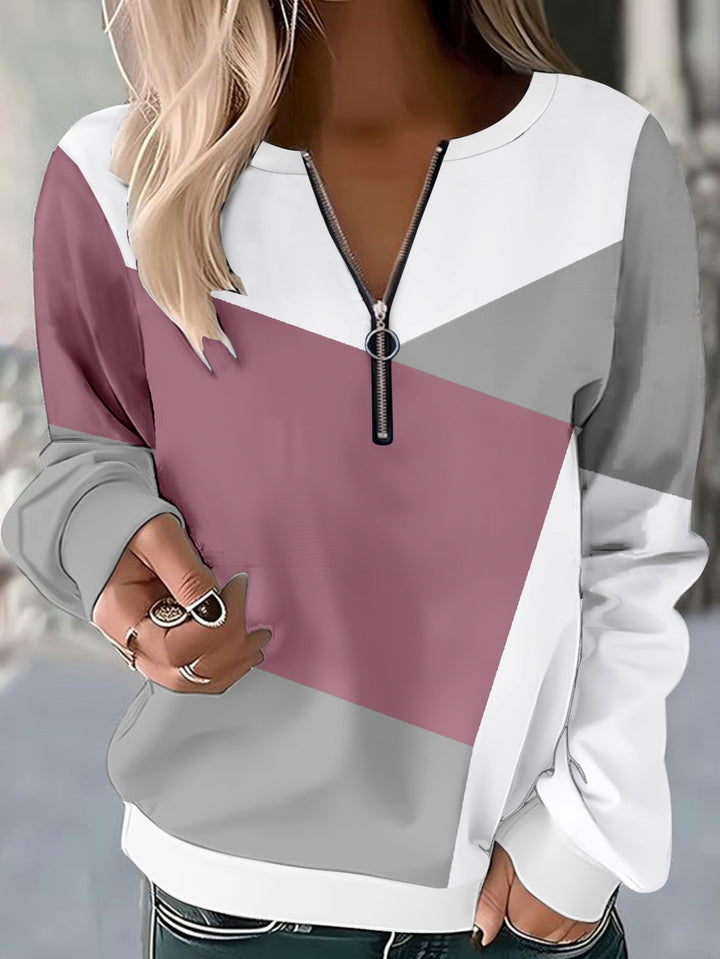 Nalia | Casual Half-Zip Sweater