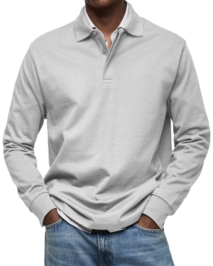 Jones | Casual Long Sleeve Polo Sweater
