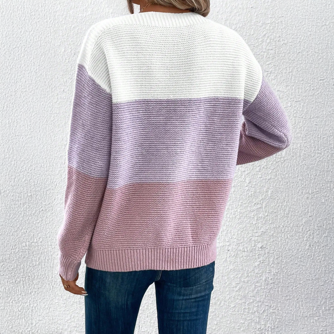 Ina | Soft Ombre Knit Sweater with Relaxed Fit & Cosy Feel
