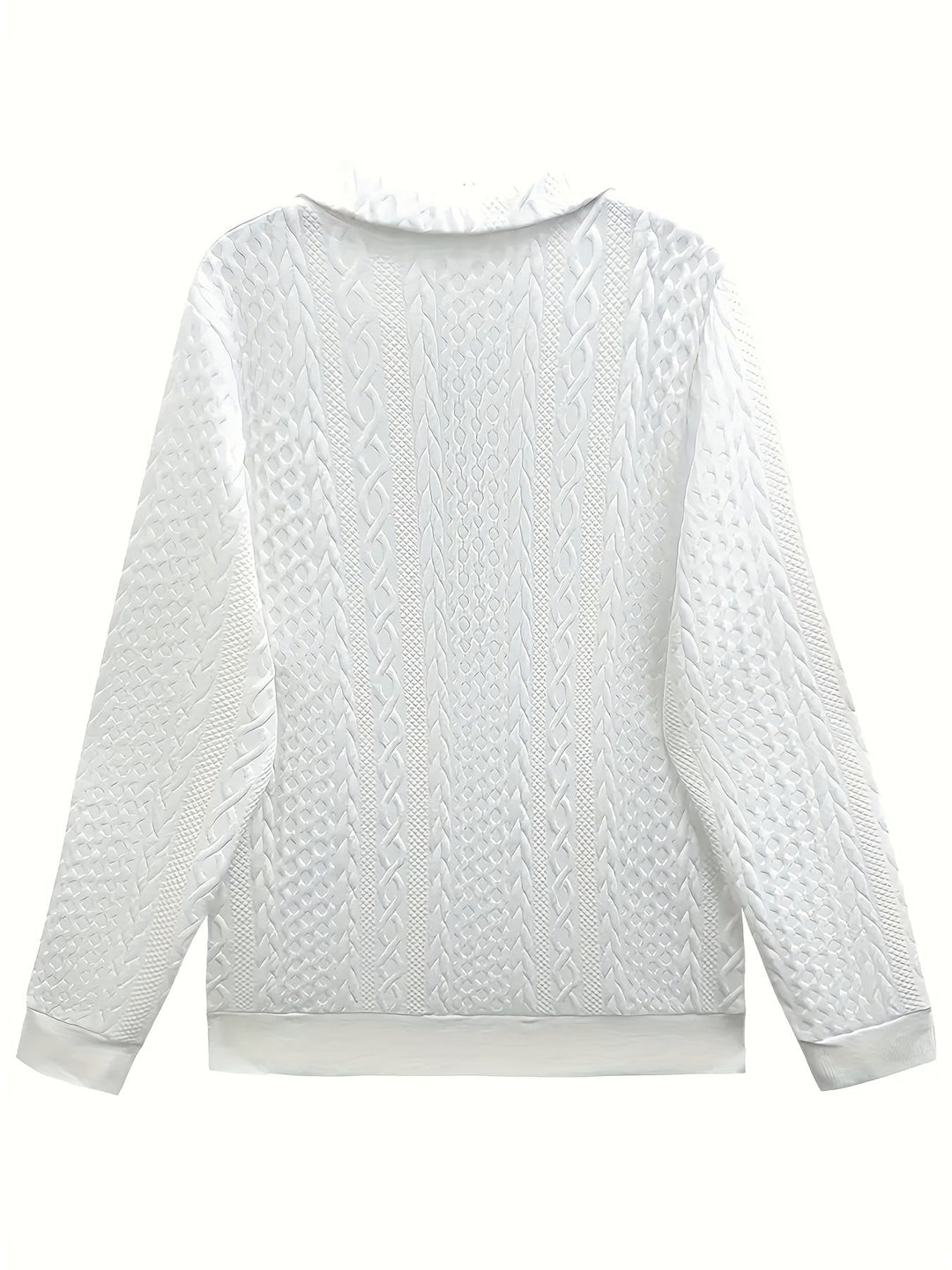 Diana | Chic Long Sleeve Zip Sweater