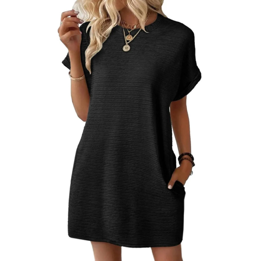Samantha | Casual Minimalist Round-Neck Summer Dress