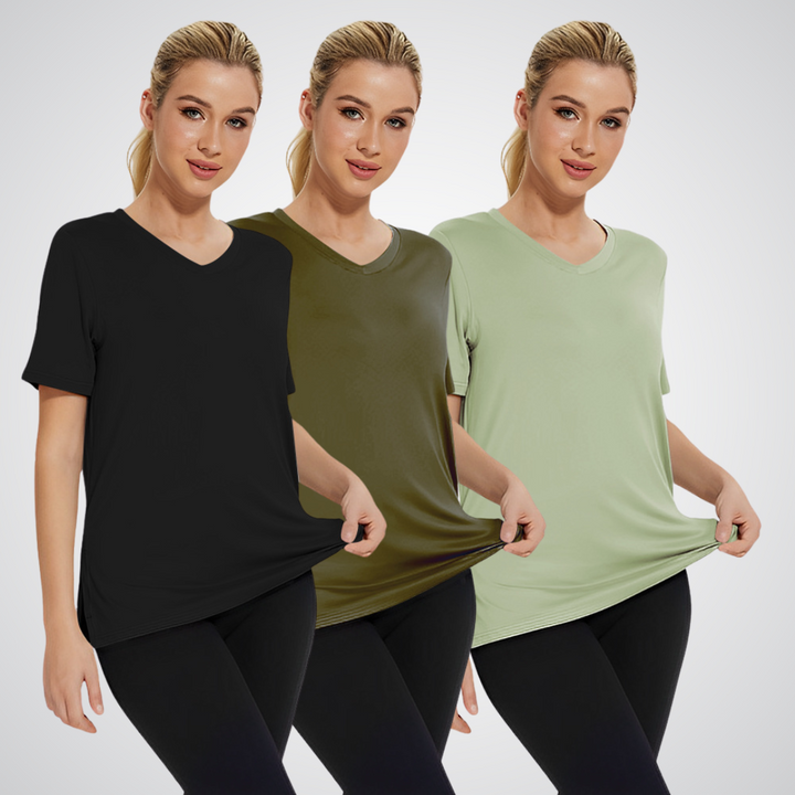 Julia | Casual Loose-Fit T-Shirt (Pack of 3)