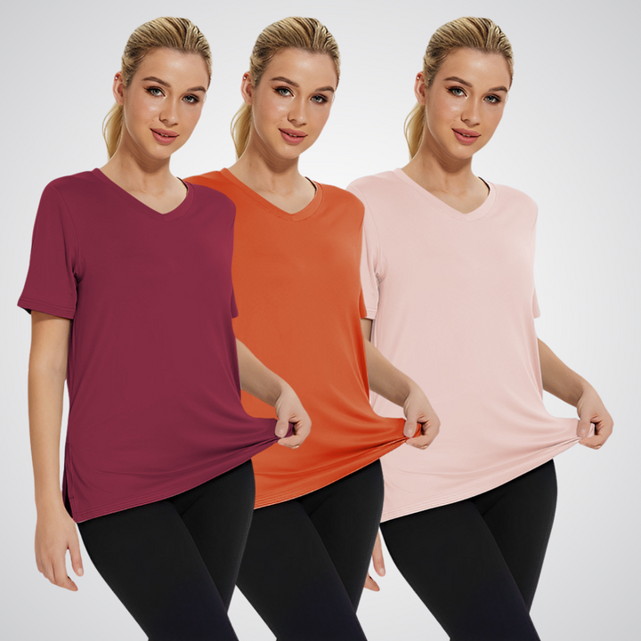 Julia | Casual Loose-Fit T-Shirt (Pack of 3)