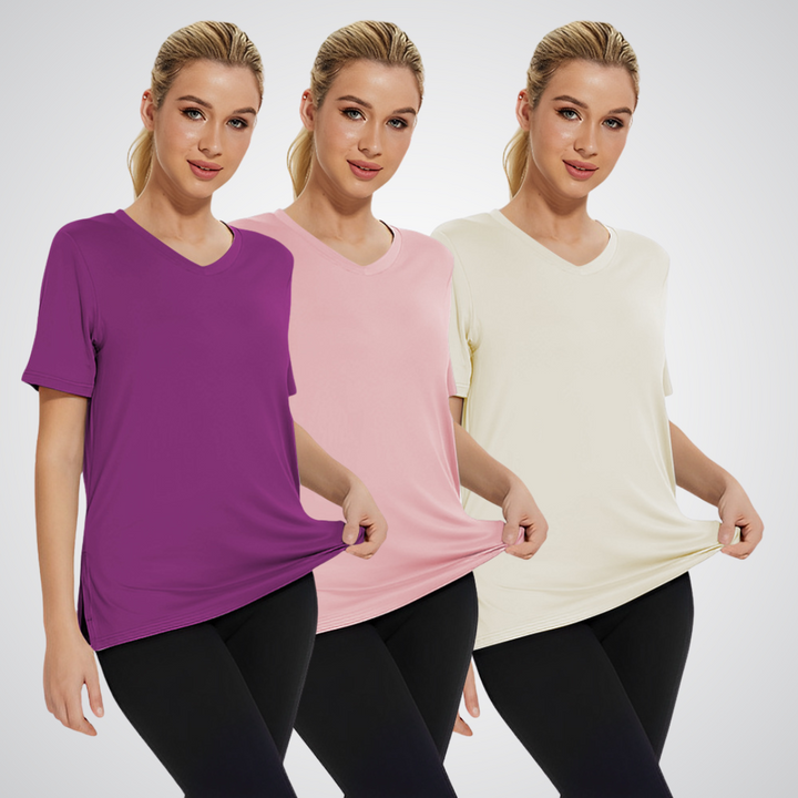 Julia | Casual Loose-Fit T-Shirt (Pack of 3)