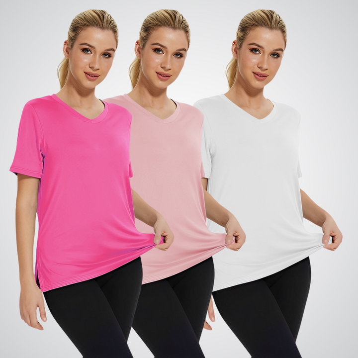 Julia | Casual Loose-Fit T-Shirt (Pack of 3)