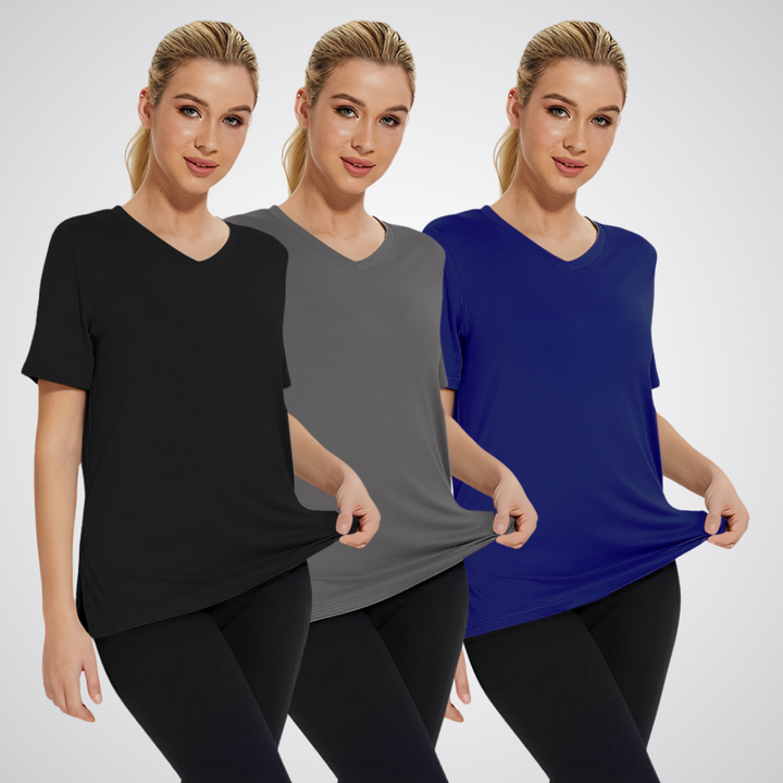 Julia | Casual Loose-Fit T-Shirt (Pack of 3)