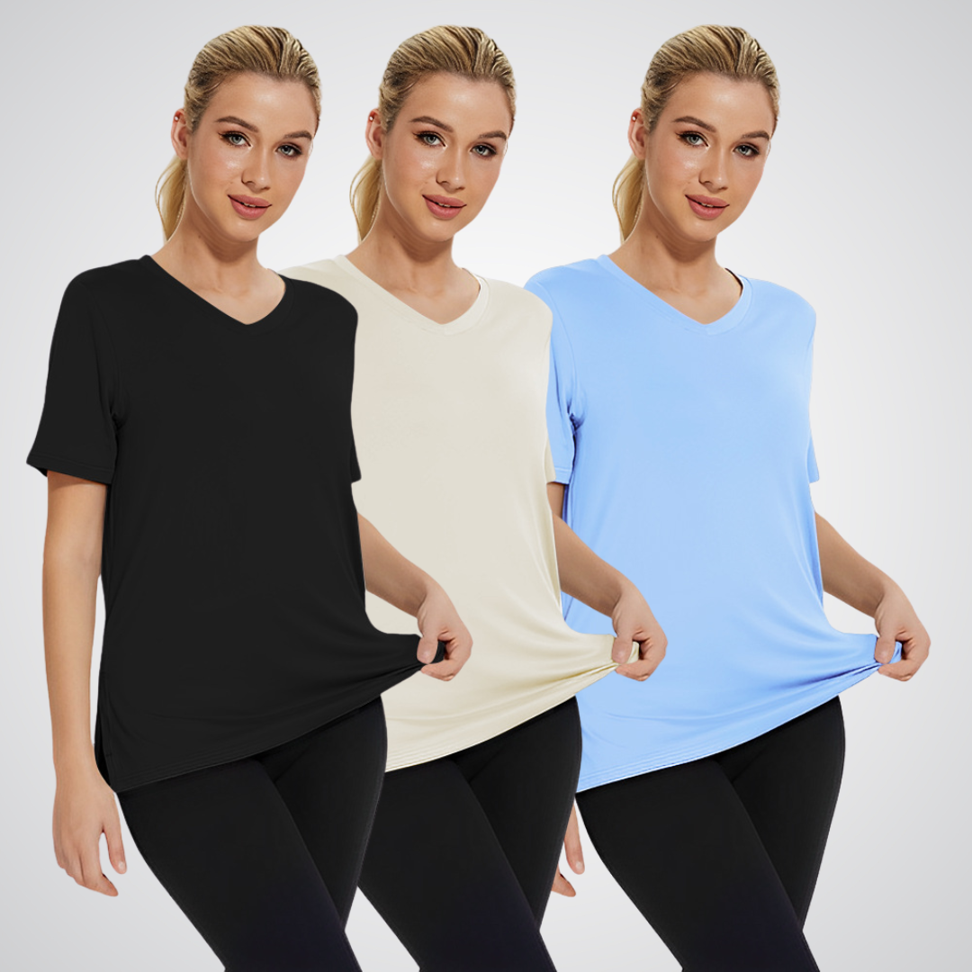 Julia | Casual Loose-Fit T-Shirt (Pack of 3)