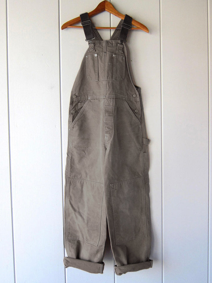 Isha | Relaxed Fit Cotton Utility Jumpsuit