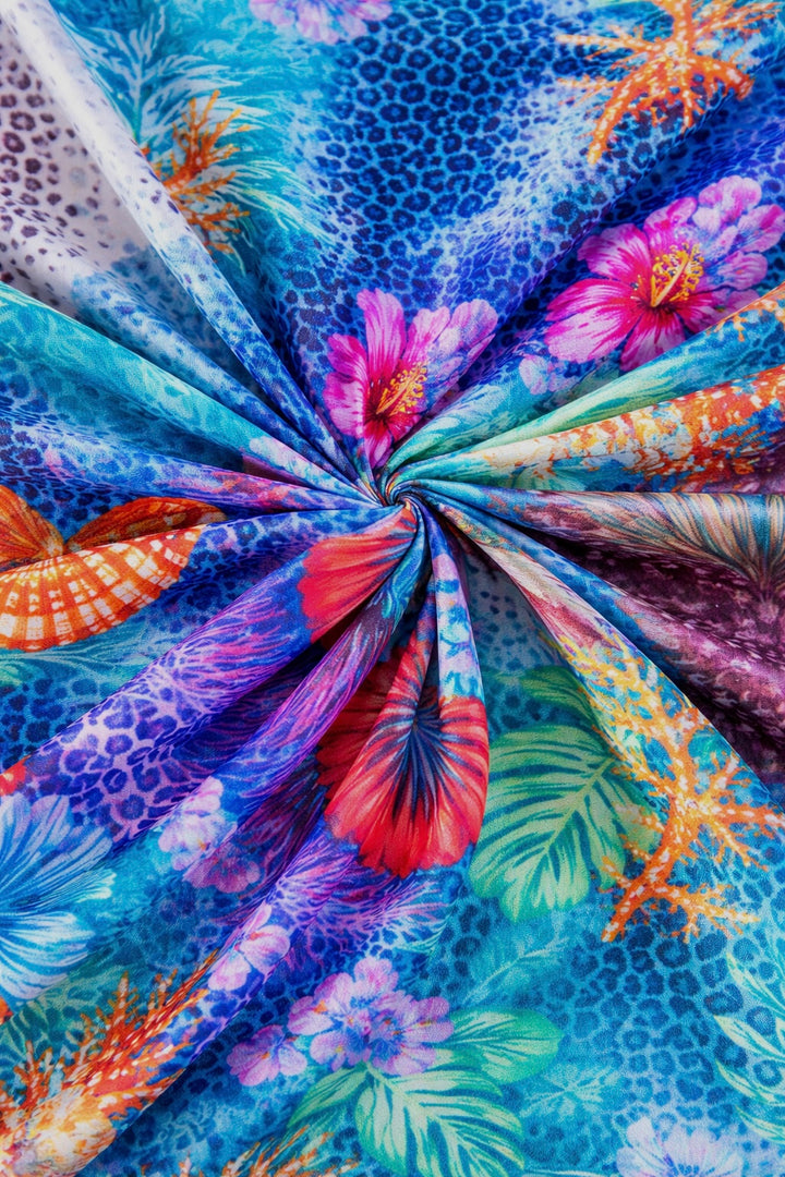 Laran | Ocean Print Swimsuit