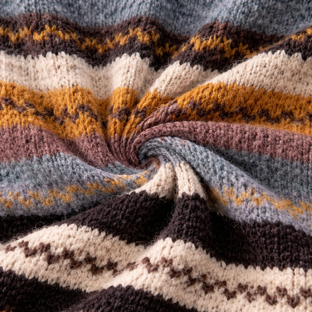 Esha | Nordic Pattern Knit Cardigan