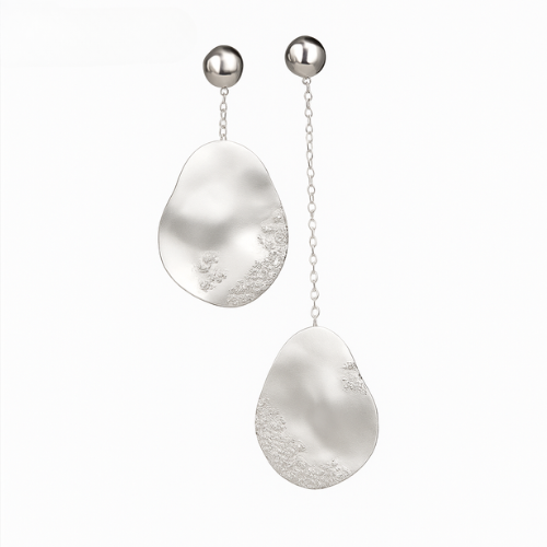 Marine | Crystal-Embellished Gold Drop Earrings