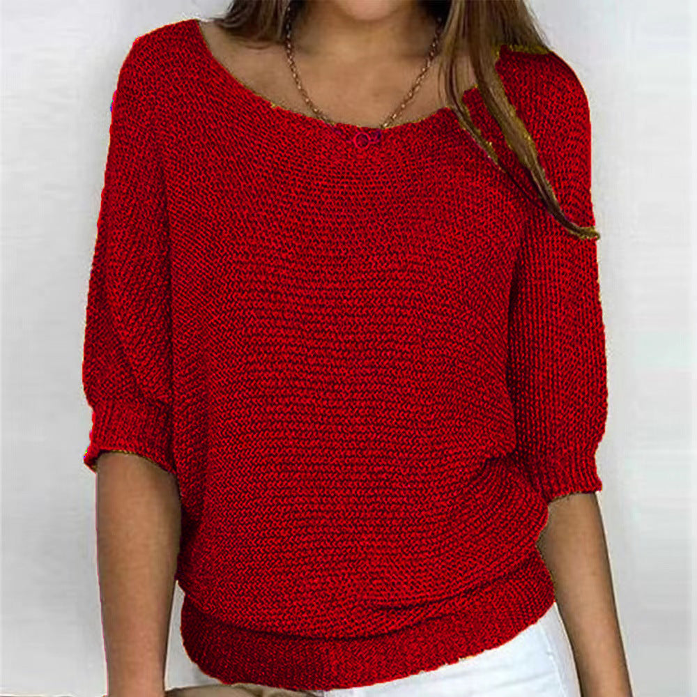 Anouk | Three-Quarter Sleeve Sweater