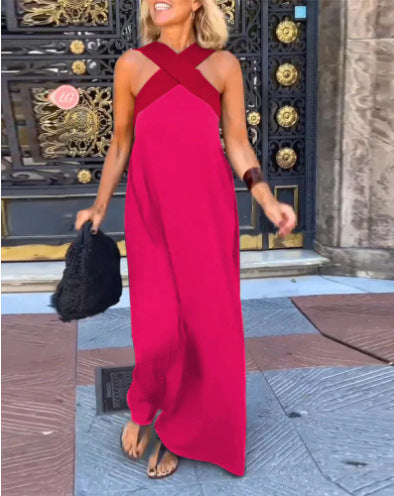 Katherine | Elegant Dress With Crossed Straps