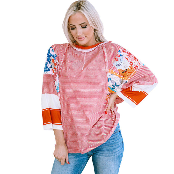Alisa | Trendy Lightweight Patchwork Sweater