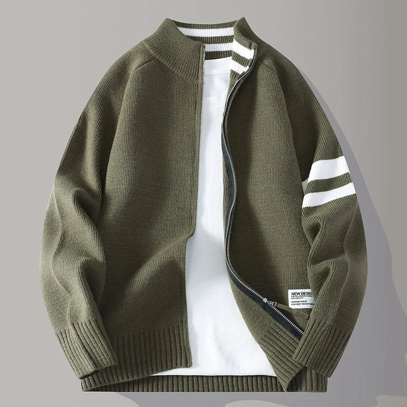 Aron | Knit Zip Sweater