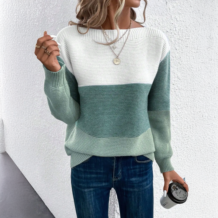 Ina | Soft Ombre Knit Sweater with Relaxed Fit & Cosy Feel