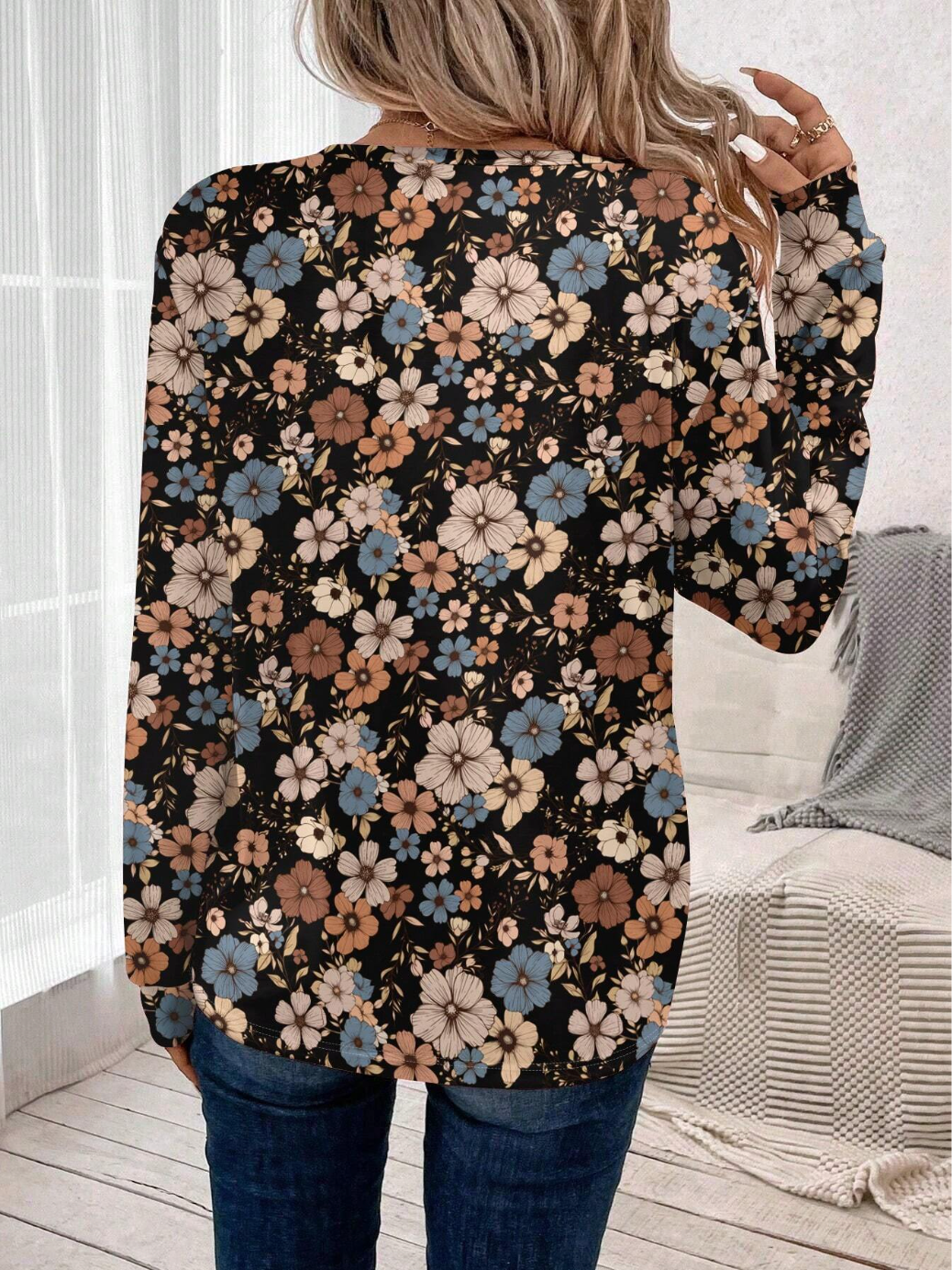 Vira | Vintage Floral Blouse