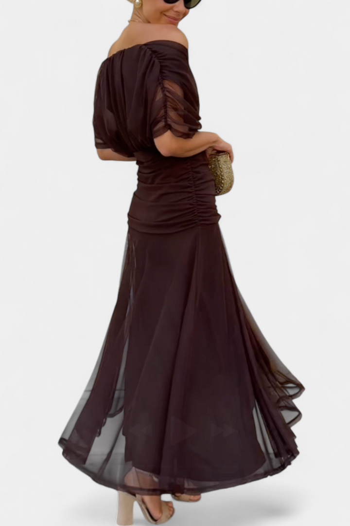 Dina | Long V-Neck Dress