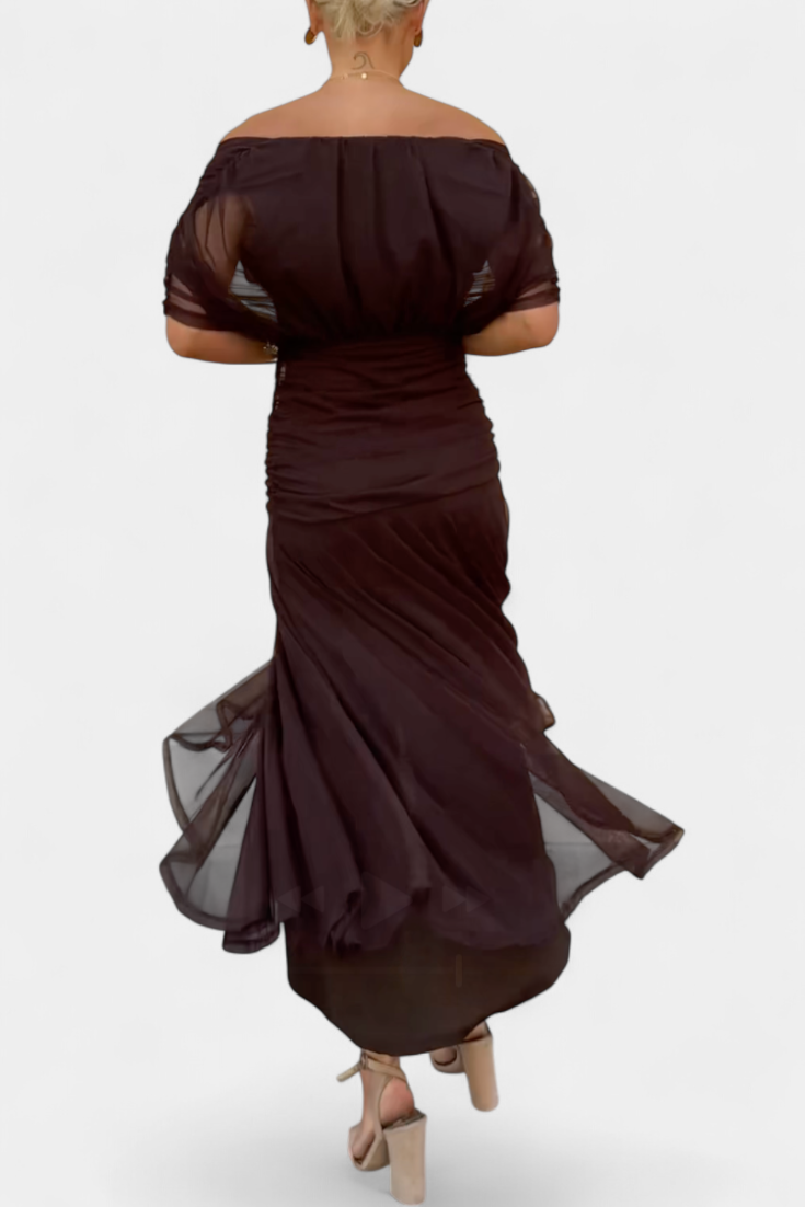 Dina | Long V-Neck Dress