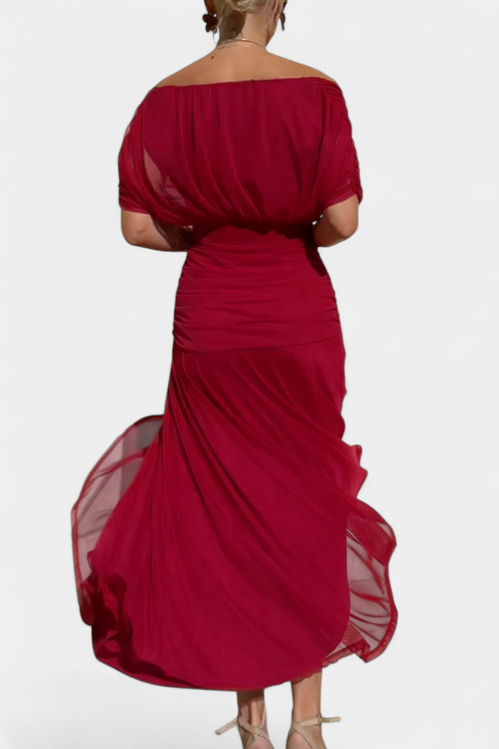 Dina | Long V-Neck Dress