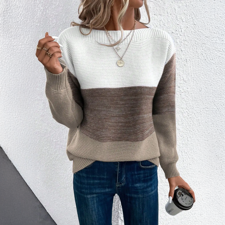 Ina | Soft Ombre Knit Sweater with Relaxed Fit & Cosy Feel