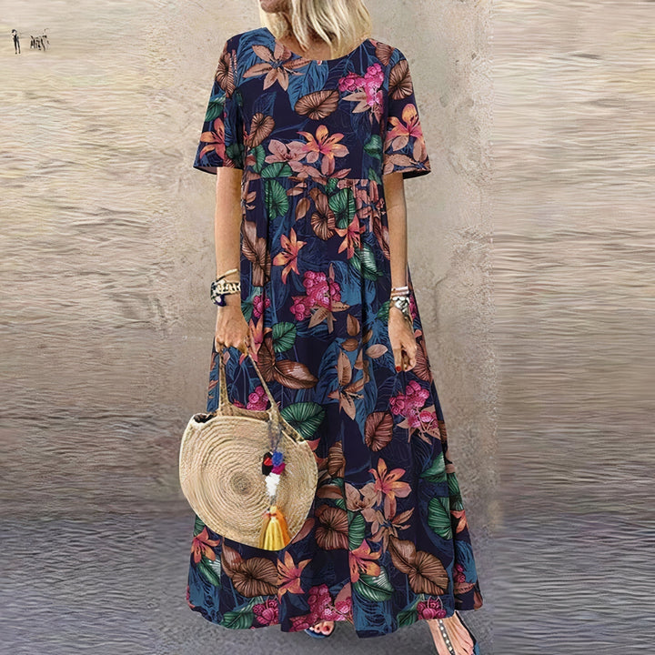 Alice | Elegant Comfortable Floral Summer Dress